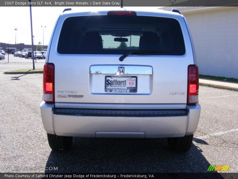 Bright Silver Metallic / Dark Slate Gray 2007 Dodge Nitro SLT 4x4