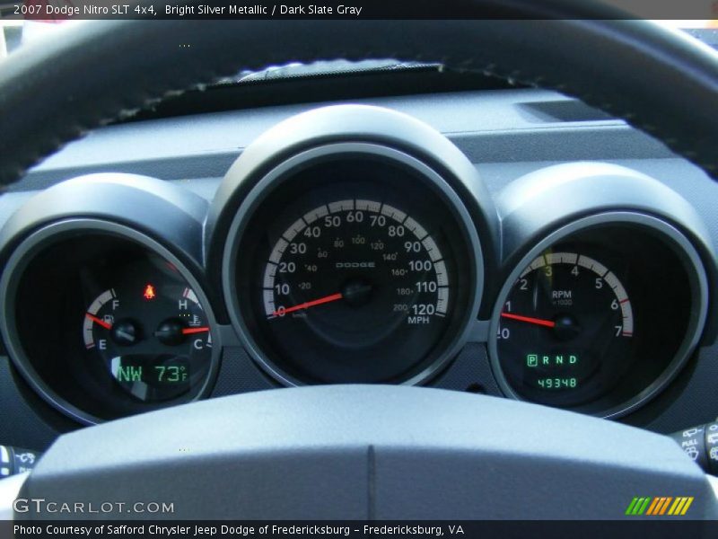 Bright Silver Metallic / Dark Slate Gray 2007 Dodge Nitro SLT 4x4