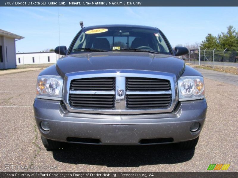 Mineral Gray Metallic / Medium Slate Gray 2007 Dodge Dakota SLT Quad Cab