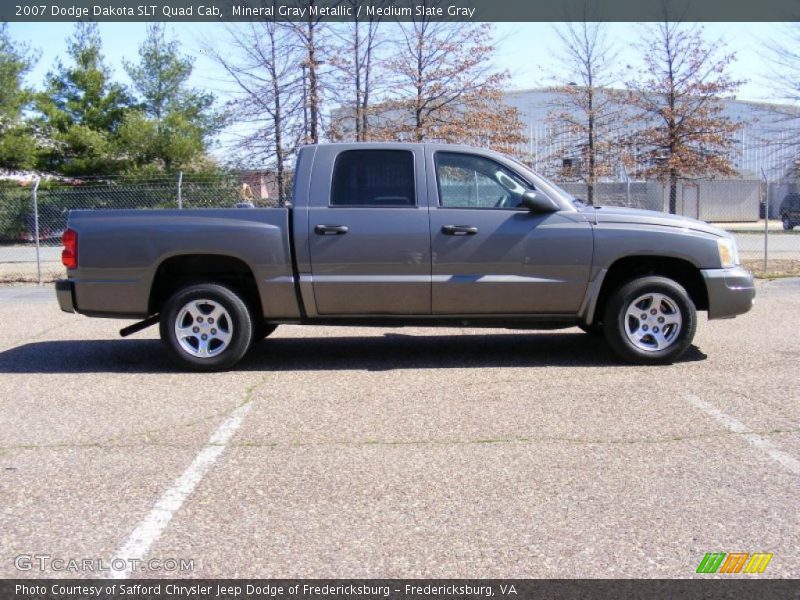 Mineral Gray Metallic / Medium Slate Gray 2007 Dodge Dakota SLT Quad Cab