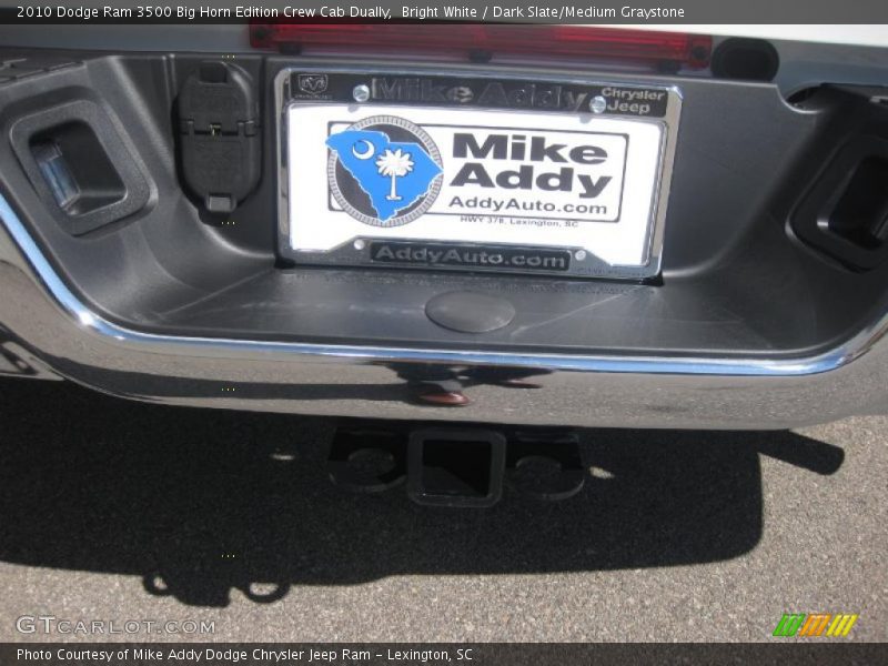 Bright White / Dark Slate/Medium Graystone 2010 Dodge Ram 3500 Big Horn Edition Crew Cab Dually