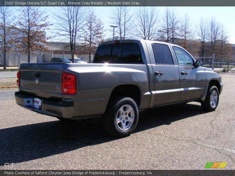 Mineral Gray Metallic / Medium Slate Gray 2007 Dodge Dakota SLT Quad Cab