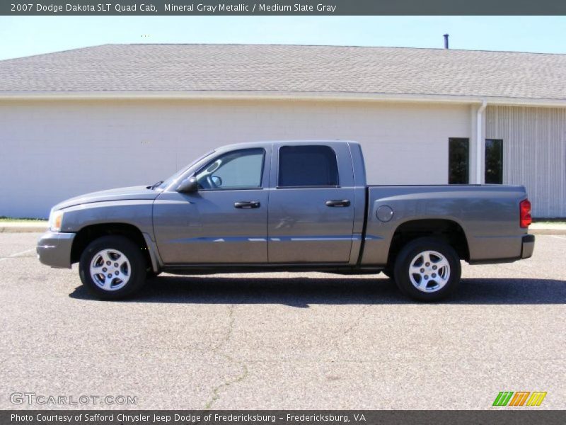 Mineral Gray Metallic / Medium Slate Gray 2007 Dodge Dakota SLT Quad Cab
