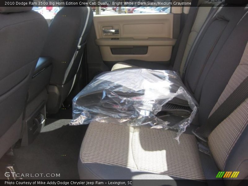 Bright White / Dark Slate/Medium Graystone 2010 Dodge Ram 3500 Big Horn Edition Crew Cab Dually