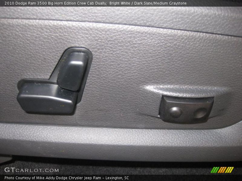 Bright White / Dark Slate/Medium Graystone 2010 Dodge Ram 3500 Big Horn Edition Crew Cab Dually