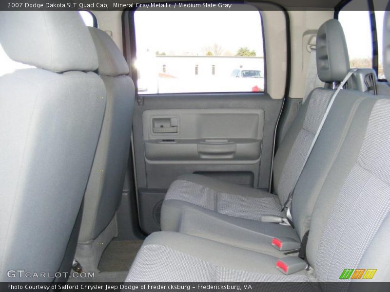 Mineral Gray Metallic / Medium Slate Gray 2007 Dodge Dakota SLT Quad Cab