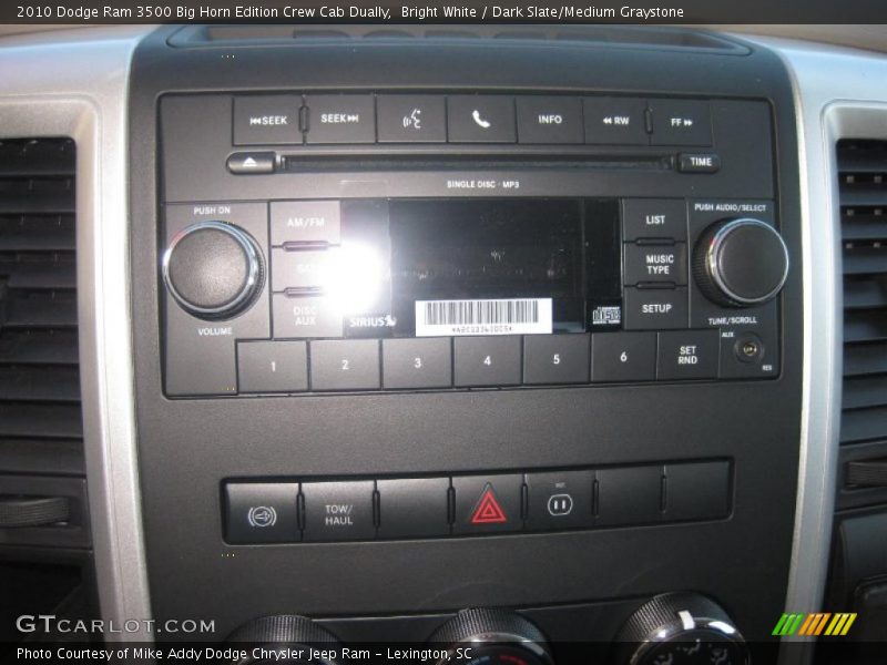 Bright White / Dark Slate/Medium Graystone 2010 Dodge Ram 3500 Big Horn Edition Crew Cab Dually