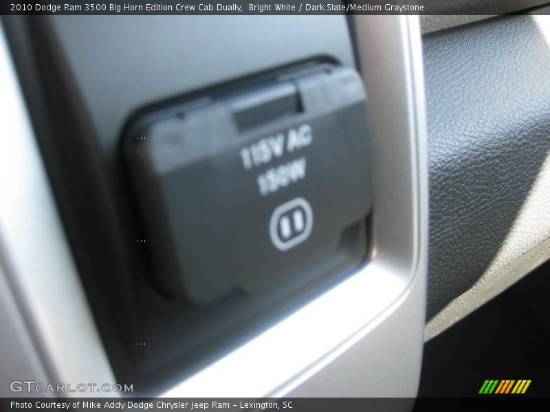Bright White / Dark Slate/Medium Graystone 2010 Dodge Ram 3500 Big Horn Edition Crew Cab Dually
