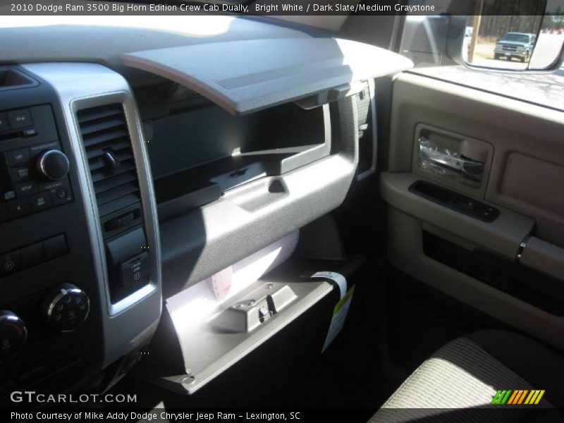 Bright White / Dark Slate/Medium Graystone 2010 Dodge Ram 3500 Big Horn Edition Crew Cab Dually