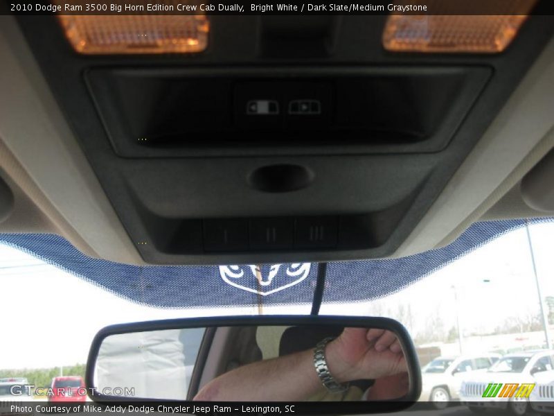 Bright White / Dark Slate/Medium Graystone 2010 Dodge Ram 3500 Big Horn Edition Crew Cab Dually