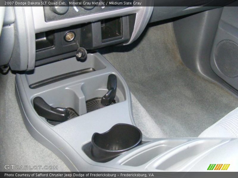 Mineral Gray Metallic / Medium Slate Gray 2007 Dodge Dakota SLT Quad Cab