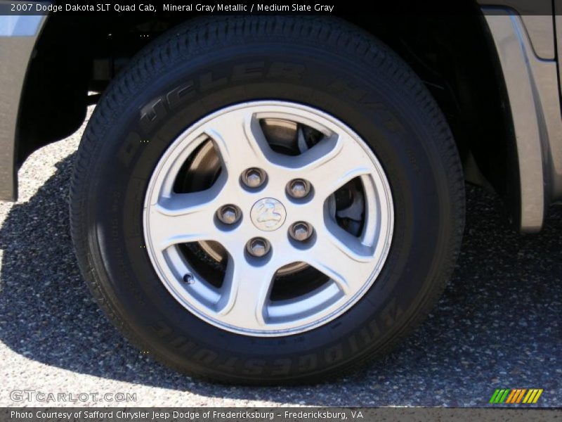 Mineral Gray Metallic / Medium Slate Gray 2007 Dodge Dakota SLT Quad Cab