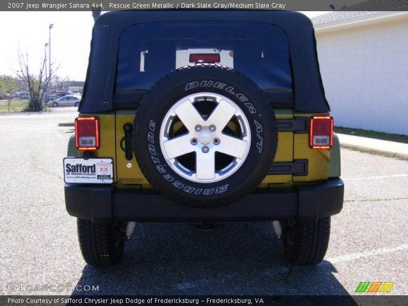 Rescue Green Metallic / Dark Slate Gray/Medium Slate Gray 2007 Jeep Wrangler Sahara 4x4