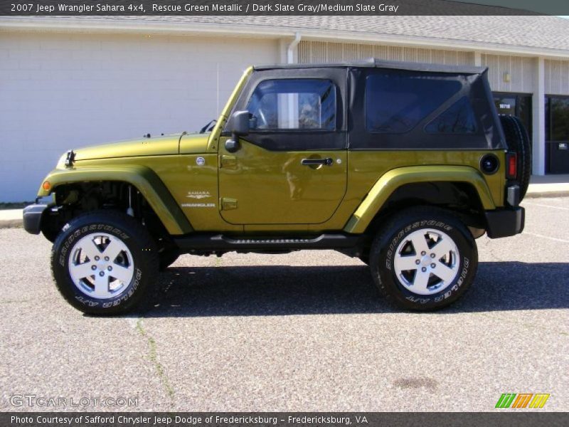 Rescue Green Metallic / Dark Slate Gray/Medium Slate Gray 2007 Jeep Wrangler Sahara 4x4