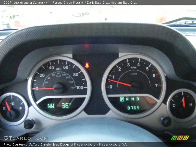 Rescue Green Metallic / Dark Slate Gray/Medium Slate Gray 2007 Jeep Wrangler Sahara 4x4