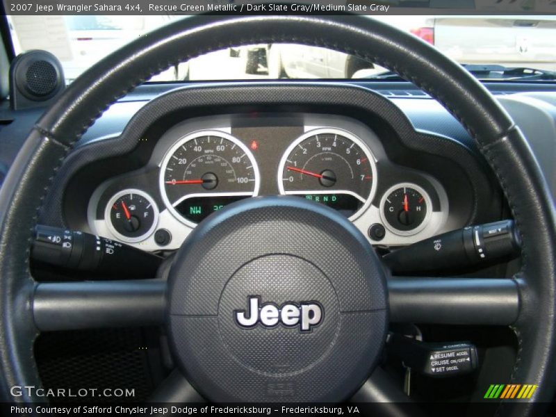 Rescue Green Metallic / Dark Slate Gray/Medium Slate Gray 2007 Jeep Wrangler Sahara 4x4