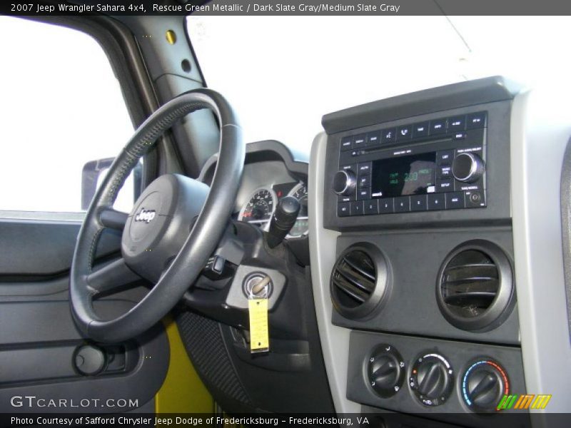 Rescue Green Metallic / Dark Slate Gray/Medium Slate Gray 2007 Jeep Wrangler Sahara 4x4