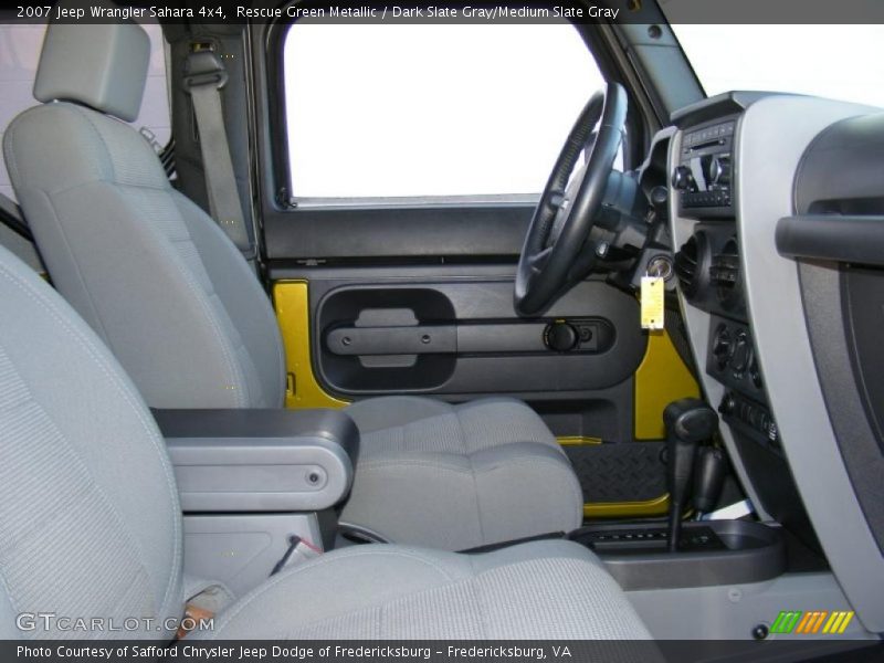 Rescue Green Metallic / Dark Slate Gray/Medium Slate Gray 2007 Jeep Wrangler Sahara 4x4