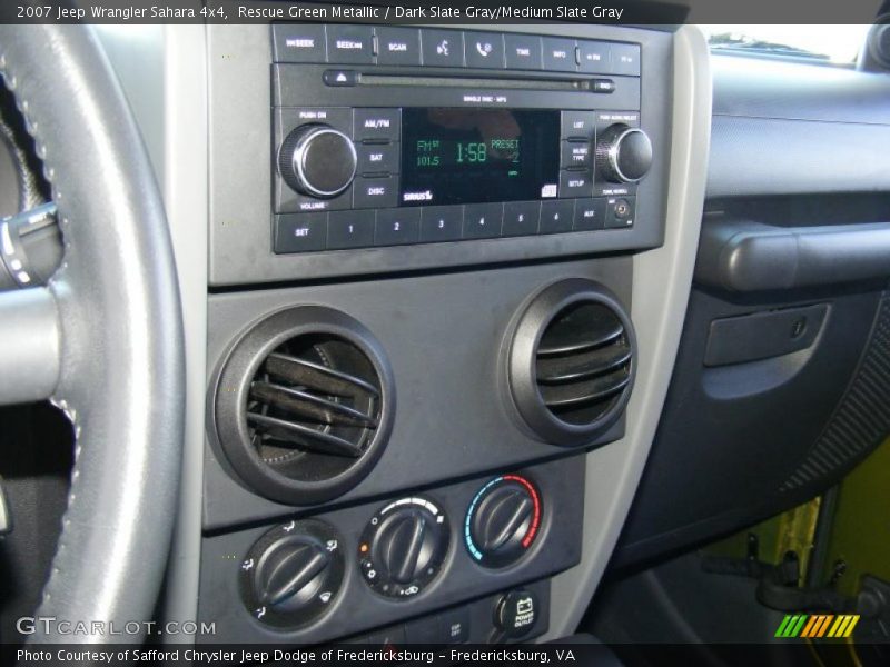 Rescue Green Metallic / Dark Slate Gray/Medium Slate Gray 2007 Jeep Wrangler Sahara 4x4