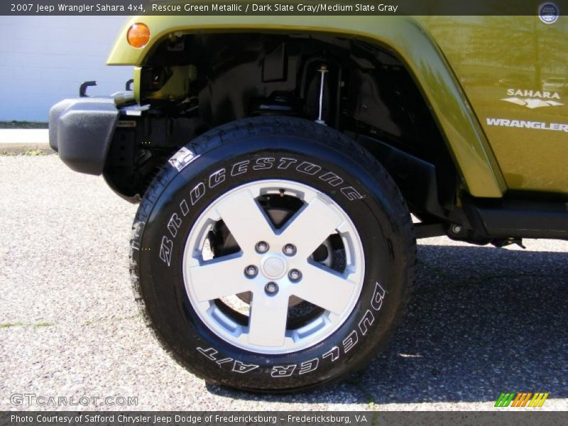 Rescue Green Metallic / Dark Slate Gray/Medium Slate Gray 2007 Jeep Wrangler Sahara 4x4