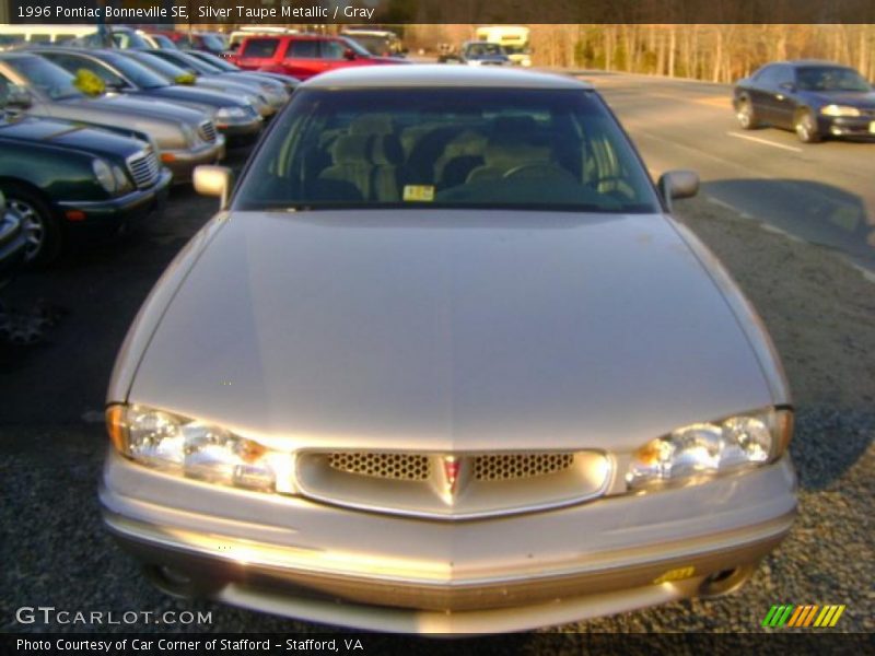 Silver Taupe Metallic / Gray 1996 Pontiac Bonneville SE