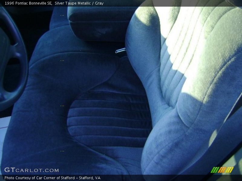 Silver Taupe Metallic / Gray 1996 Pontiac Bonneville SE