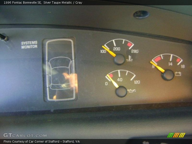 Silver Taupe Metallic / Gray 1996 Pontiac Bonneville SE
