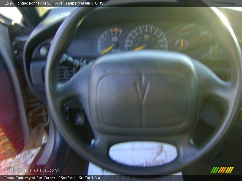 Silver Taupe Metallic / Gray 1996 Pontiac Bonneville SE