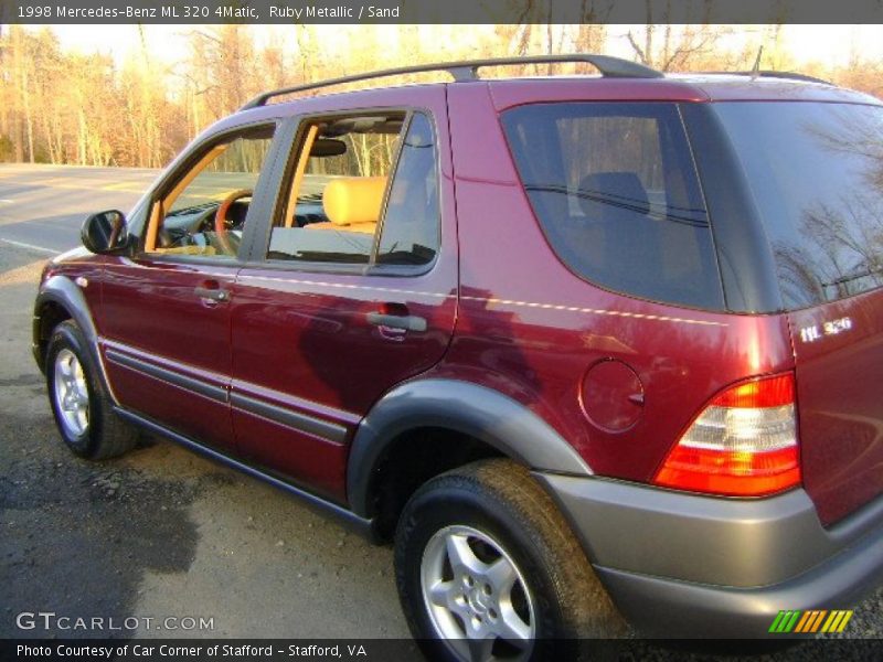 Ruby Metallic / Sand 1998 Mercedes-Benz ML 320 4Matic