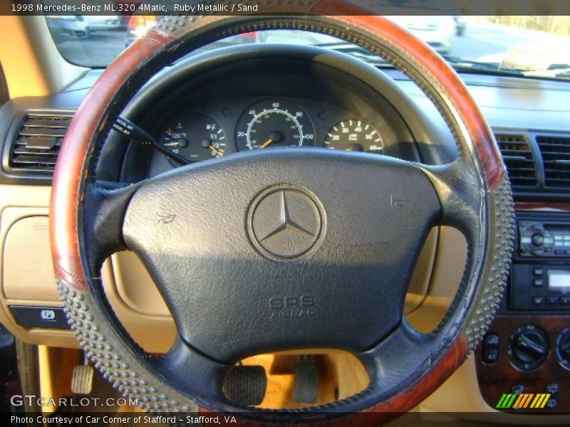 Ruby Metallic / Sand 1998 Mercedes-Benz ML 320 4Matic