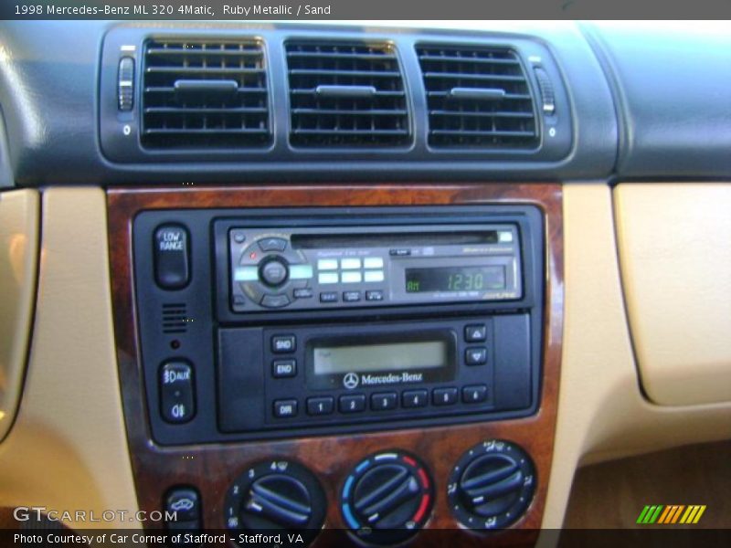 Ruby Metallic / Sand 1998 Mercedes-Benz ML 320 4Matic
