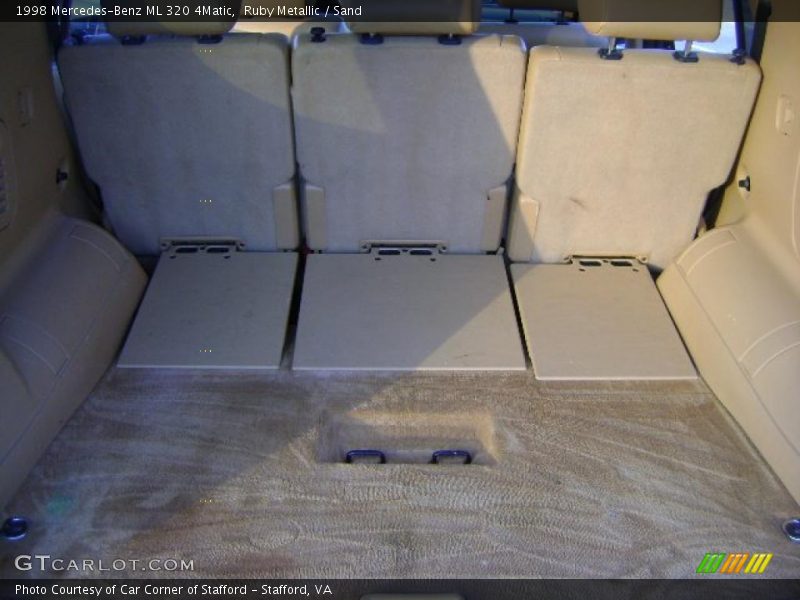 Ruby Metallic / Sand 1998 Mercedes-Benz ML 320 4Matic