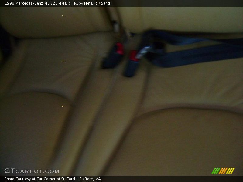 Ruby Metallic / Sand 1998 Mercedes-Benz ML 320 4Matic