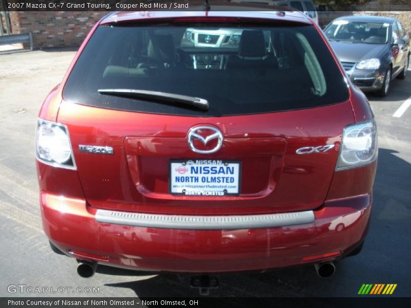 Copper Red Mica / Sand 2007 Mazda CX-7 Grand Touring