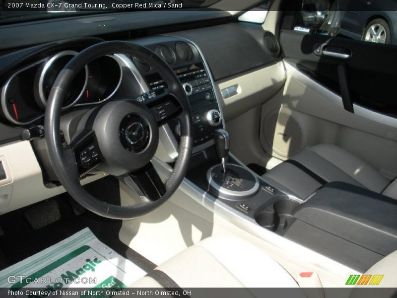 Copper Red Mica / Sand 2007 Mazda CX-7 Grand Touring