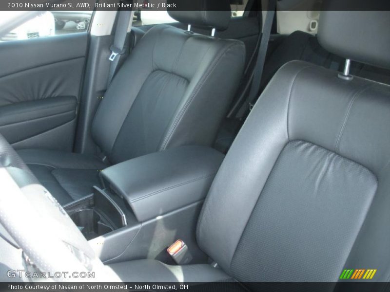 Brilliant Silver Metallic / Black 2010 Nissan Murano SL AWD