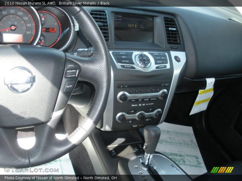 Brilliant Silver Metallic / Black 2010 Nissan Murano SL AWD