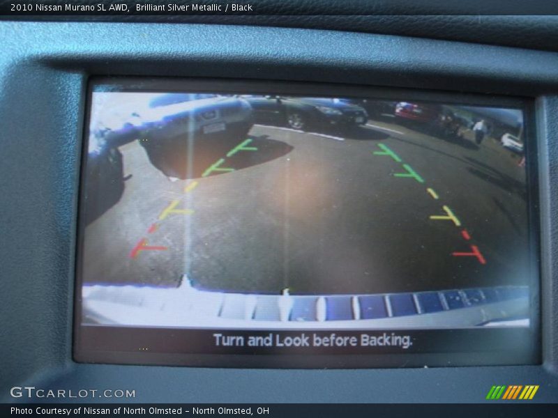 Brilliant Silver Metallic / Black 2010 Nissan Murano SL AWD
