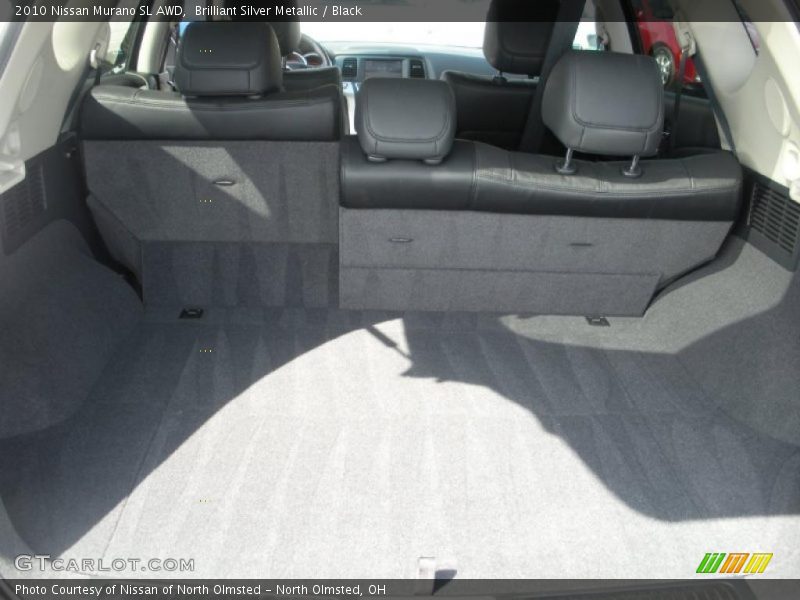 Brilliant Silver Metallic / Black 2010 Nissan Murano SL AWD