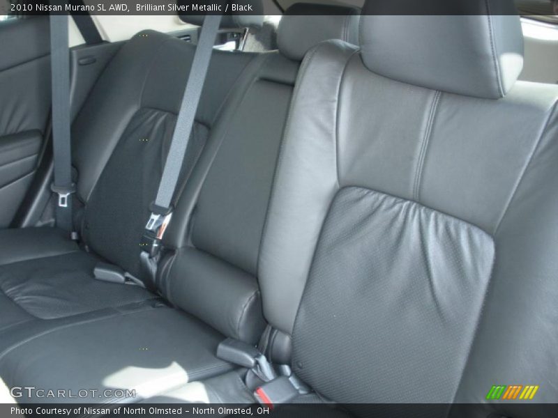 Brilliant Silver Metallic / Black 2010 Nissan Murano SL AWD