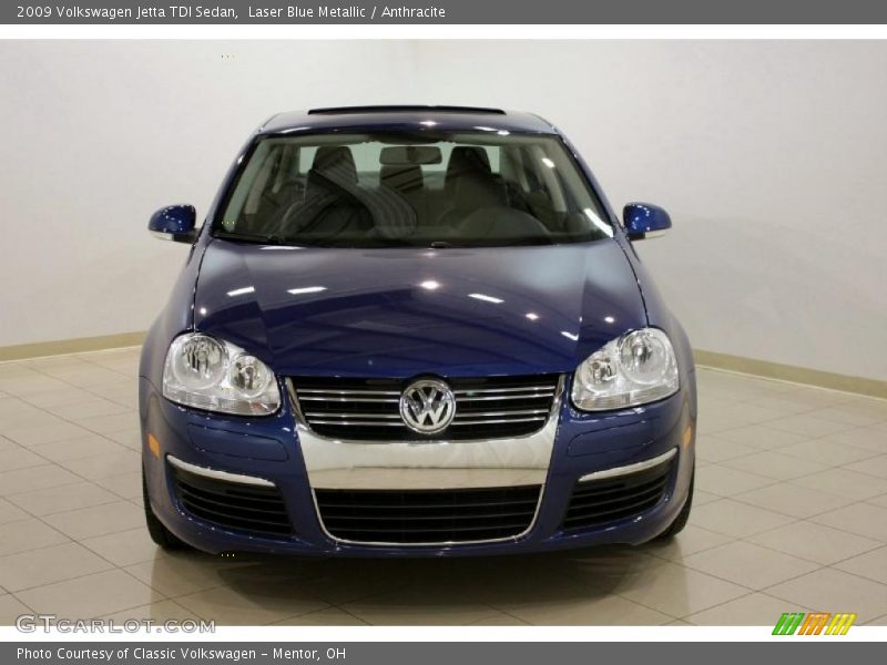 Laser Blue Metallic / Anthracite 2009 Volkswagen Jetta TDI Sedan