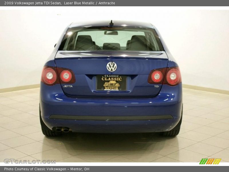 Laser Blue Metallic / Anthracite 2009 Volkswagen Jetta TDI Sedan