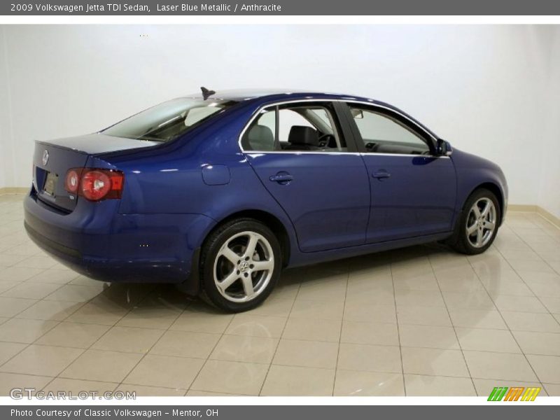 Laser Blue Metallic / Anthracite 2009 Volkswagen Jetta TDI Sedan