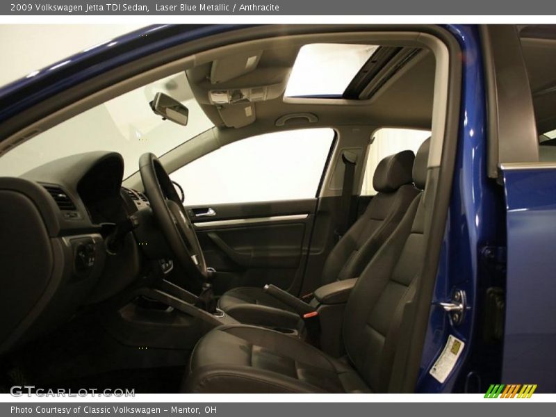Laser Blue Metallic / Anthracite 2009 Volkswagen Jetta TDI Sedan