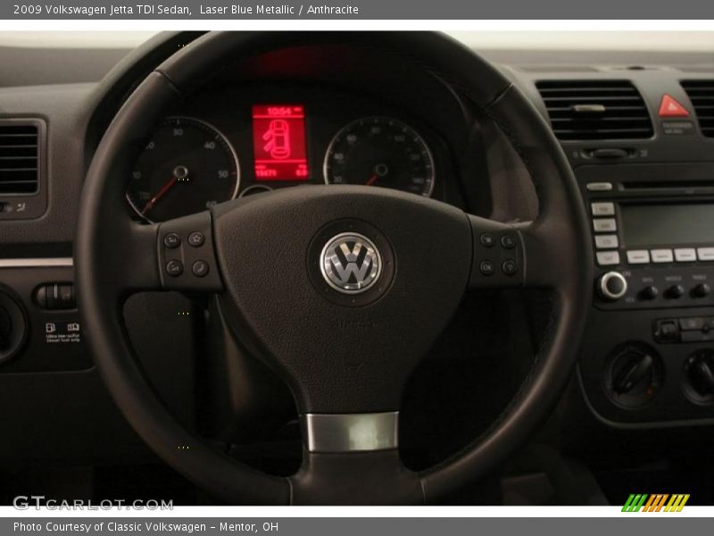 Laser Blue Metallic / Anthracite 2009 Volkswagen Jetta TDI Sedan