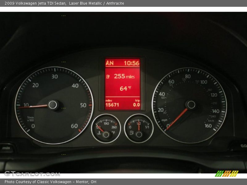 Laser Blue Metallic / Anthracite 2009 Volkswagen Jetta TDI Sedan