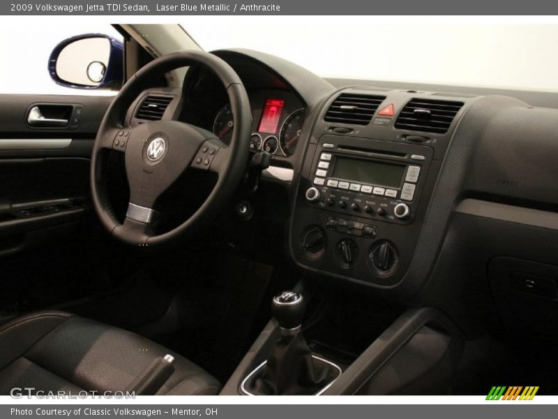 Laser Blue Metallic / Anthracite 2009 Volkswagen Jetta TDI Sedan
