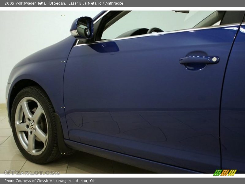 Laser Blue Metallic / Anthracite 2009 Volkswagen Jetta TDI Sedan