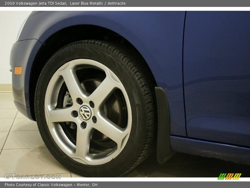 Laser Blue Metallic / Anthracite 2009 Volkswagen Jetta TDI Sedan