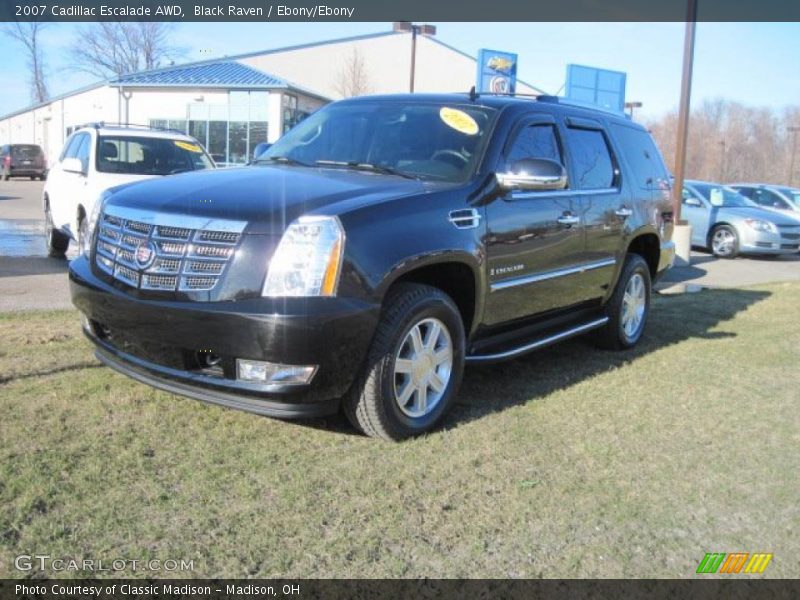 Black Raven / Ebony/Ebony 2007 Cadillac Escalade AWD